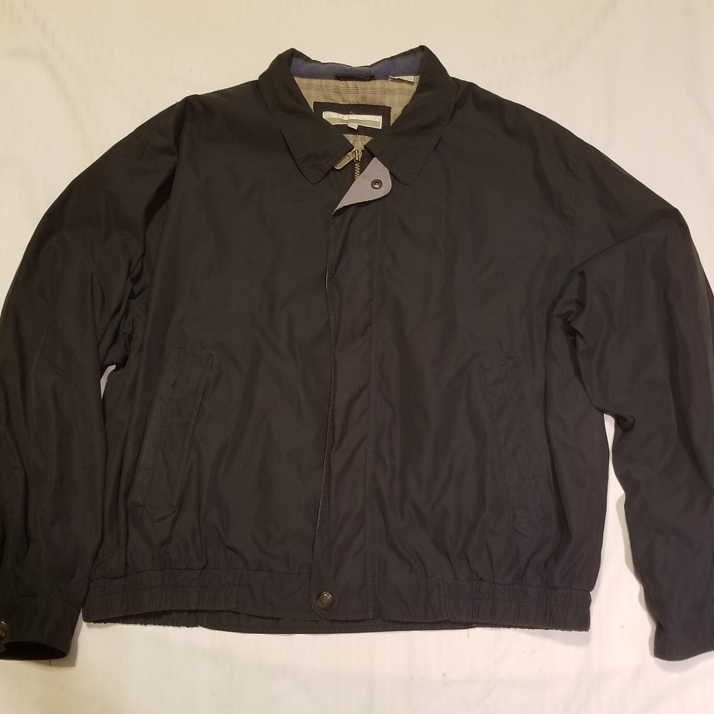 Perry Ellis Microfiber Bomber Jacket Size XXL